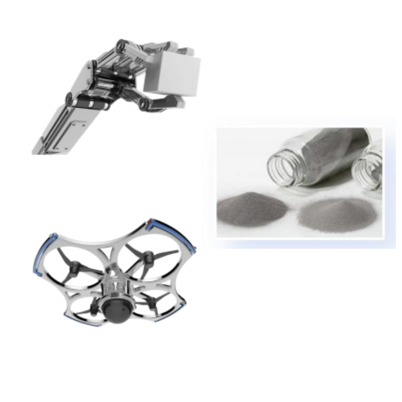 RoboticsLightweight, high-strength robot structural parts.